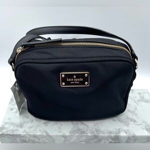 KATE SPADE N.Y. Blake Avenue Mindy in Black Nylon Crossbody Bag & Shoulder Bag.